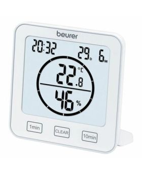 Beurer HM 22 thermo hygrometer displays temperature