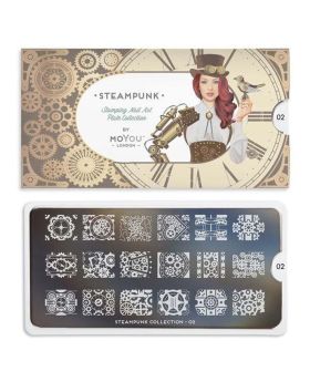 MoYou London Stamping Plate - SteamPunk 02