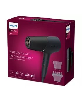 PHILIPS Hair dryer 2300W Series 5000 ThermoShield technology 6 heat and speed  - BHD538/30