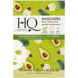 HQ Nourishing Sheet Face Mask with Avocado and Shea Butter for Normal to Dry Ski